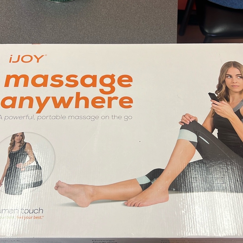 Massage on the go , human touch feel. Portable rechargeable control cordless.